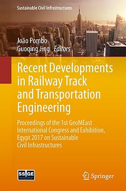 E-Book (pdf) Recent Developments in Railway Track and Transportation Engineering von 