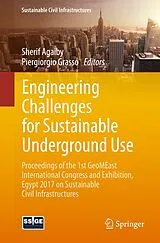 Kartonierter Einband (Kt) Engineering Challenges for Sustainable Underground Use von 
