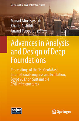 Couverture cartonnée Advances in Analysis and Design of Deep Foundations de 