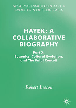 Livre Relié Hayek: A Collaborative Biography de Robert Leeson