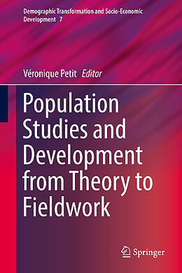 Livre Relié Population Studies and Development from Theory to Fieldwork de 