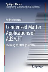 eBook (pdf) Condensed Matter Applications of AdS/CFT de Andrea Amoretti