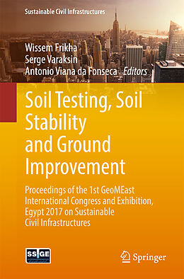Couverture cartonnée Soil Testing, Soil Stability and Ground Improvement de 
