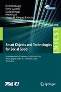 E-Book (pdf) Smart Objects and Technologies for Social Good von 