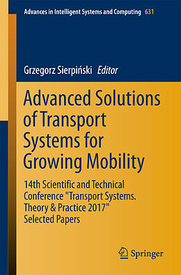 Kartonierter Einband Advanced Solutions of Transport Systems for Growing Mobility von 