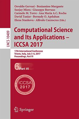 E-Book (pdf) Computational Science and Its Applications - ICCSA 2017 von 