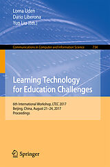 E-Book (pdf) Learning Technology for Education Challenges von 