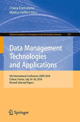 E-Book (pdf) Data Management Technologies and Applications von 