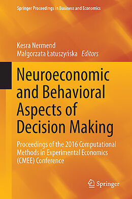 Fester Einband Neuroeconomic and Behavioral Aspects of Decision Making von 
