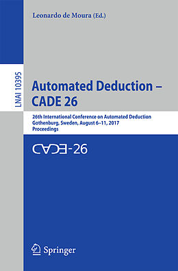 Kartonierter Einband Automated Deduction   CADE 26 von 
