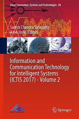 E-Book (pdf) Information and Communication Technology for Intelligent Systems (ICTIS 2017) - Volume 2 von 