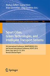 E-Book (pdf) Smart Cities, Green Technologies, and Intelligent Transport Systems von 