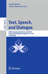 E-Book (pdf) Text, Speech, and Dialogue von 