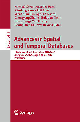 Couverture cartonnée Advances in Spatial and Temporal Databases de 