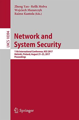 E-Book (pdf) Network and System Security von 
