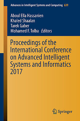 Kartonierter Einband Proceedings of the International Conference on Advanced Intelligent Systems and Informatics 2017 von 