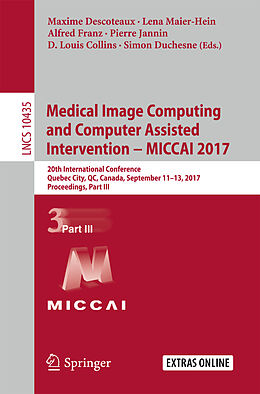 Kartonierter Einband Medical Image Computing and Computer Assisted Intervention   MICCAI 2017 von 