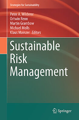 Livre Relié Sustainable Risk Management de 