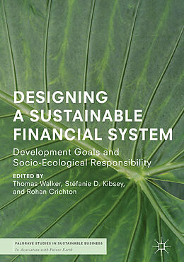 Livre Relié Designing a Sustainable Financial System de 