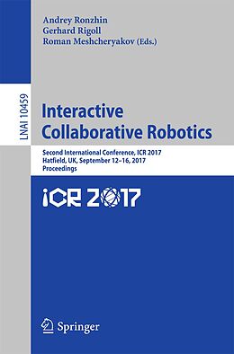 E-Book (pdf) Interactive Collaborative Robotics von 
