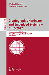 Couverture cartonnée Cryptographic Hardware and Embedded Systems   CHES 2017 de 