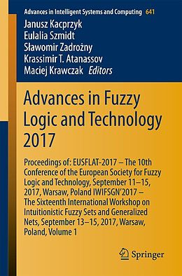 eBook (pdf) Advances in Fuzzy Logic and Technology 2017 de 