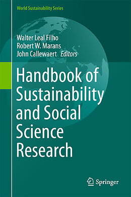 Livre Relié Handbook of Sustainability and Social Science Research de 