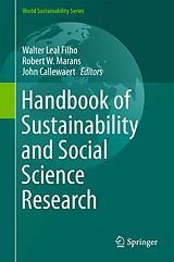 eBook (pdf) Handbook of Sustainability and Social Science Research de 