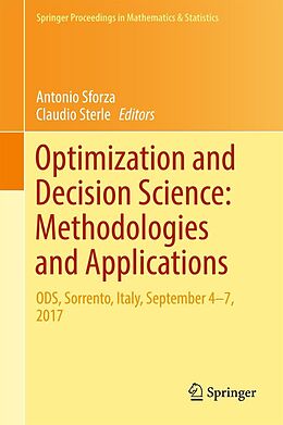 E-Book (pdf) Optimization and Decision Science: Methodologies and Applications von 
