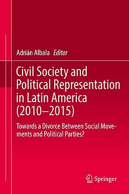 eBook (pdf) Civil Society and Political Representation in Latin America (2010-2015) de 