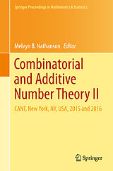 Livre Relié Combinatorial and Additive Number Theory II de 