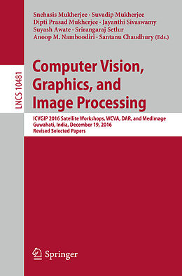 Kartonierter Einband Computer Vision, Graphics, and Image Processing von 
