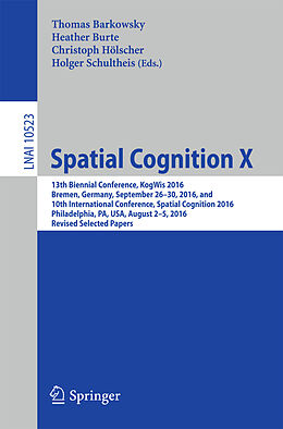 Kartonierter Einband Spatial Cognition X von 