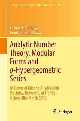 Fester Einband Analytic Number Theory, Modular Forms and q-Hypergeometric Series von 