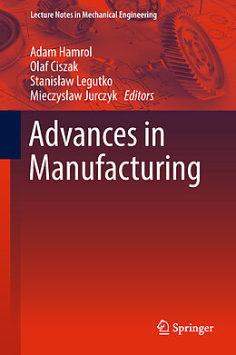 Livre Relié Advances in Manufacturing de 