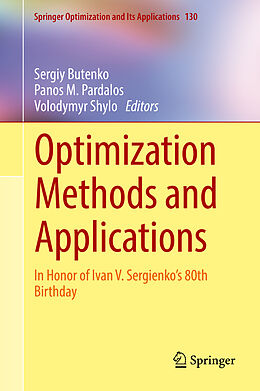 Fester Einband Optimization Methods and Applications von 