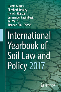 Livre Relié International Yearbook of Soil Law and Policy 2017 de 