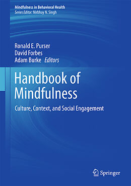 Couverture cartonnée Handbook of Mindfulness de 