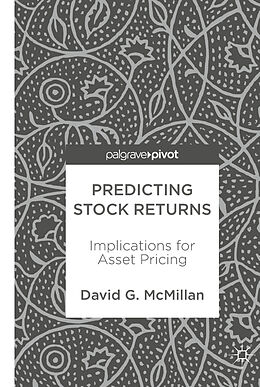 Fester Einband Predicting Stock Returns von David G McMillan