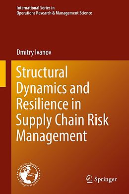 eBook (pdf) Structural Dynamics and Resilience in Supply Chain Risk Management de Dmitry Ivanov