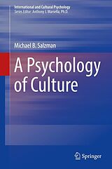 eBook (pdf) A Psychology of Culture de Michael B. Salzman