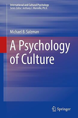 eBook (pdf) A Psychology of Culture de Michael B. Salzman