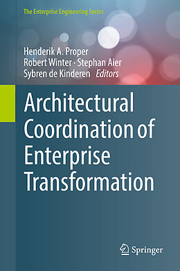 Fester Einband Architectural Coordination of Enterprise Transformation von 