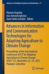 Kartonierter Einband Advances in Information and Communication Technologies for Adapting Agriculture to Climate Change von 