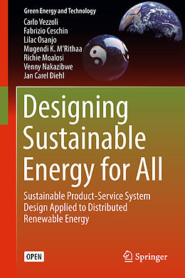 Livre Relié Designing Sustainable Energy for All de Carlo Vezzoli, Fabrizio Ceschin, Lilac Osanjo