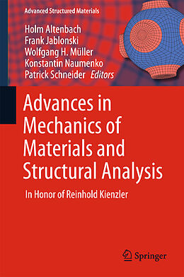 Fester Einband Advances in Mechanics of Materials and Structural Analysis von 