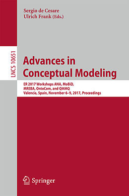 Kartonierter Einband Advances in Conceptual Modeling von 