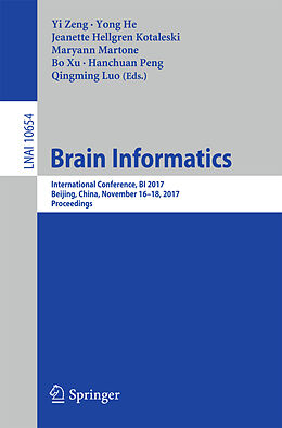 Kartonierter Einband Brain Informatics von 