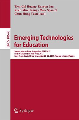 E-Book (pdf) Emerging Technologies for Education von 