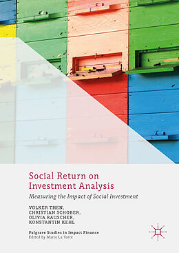 Livre Relié Social Return on Investment Analysis de Volker Then, Konstantin Kehl, Olivia Rauscher